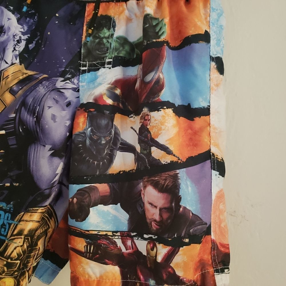 Marvel Avengers Infinity War Boys Swim Trunks - Picture 4 of 10